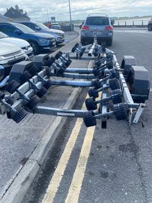 3200kg twin axle boat trailer