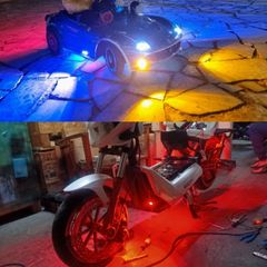 2pcs 23MM DC12V LED Car Bumper Grill Lights |