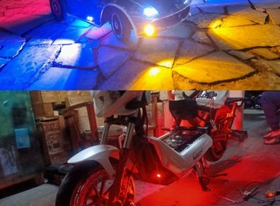 2pcs 23MM DC12V LED Car Bumper Grill Lights |