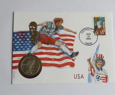 USA World Cup 1994 Coin Cover Vintage Team USA