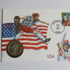 USA World Cup 1994 Coin Cover Vintage Team USA