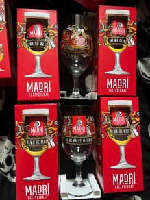 Madri beer Pint Glasses