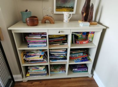 Living Room Shelving Unit with Drawer