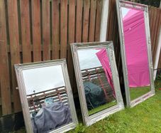 Large wall mirror