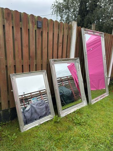 Large wall mirror