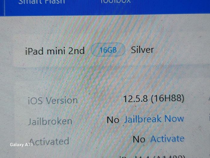 Apple Ipad Mini, 2nd Generation, 16GB, Silver, Activation Locked, for parts or repair