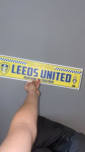 Leeds united cardboard