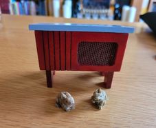 Dolls house rabbit hatch