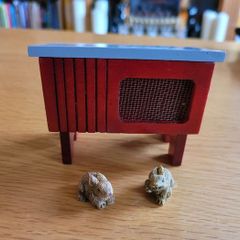 Dolls house rabbit hatch