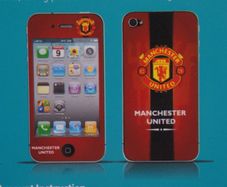 Iphone 4, 4S Manchester united Protective Film skin decal sticker