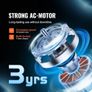 Inline Duct Fan, 203.2mm 506.2 CFM with Variable Speed Controller, Quiet AC-motor Ventilation Image 3