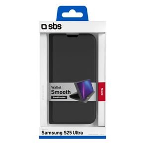 SBS - Case Book Wallet Smooth for Samsung Galaxy S25 Ultra, black