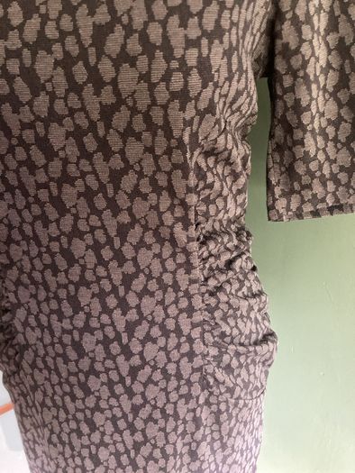 Hobbs Figure Hugging Dress with  Ruching on both sides - Size 12