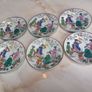 6 Geisha plates, beautiful to look at, D18 Image 2