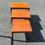 Vintage Mid-century Danish style nest of tables c1960 Image 4