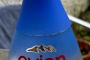 Millenium EVIAN Large Glass Collectible Water bottle Special Edition 1999 2000
