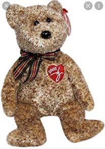 TY Beanie Baby 2002 Signature Bear
