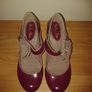 Ruby Shoos Sz 7 Minelli Wine Mary Janes Image 2