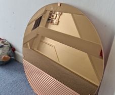 Ikea skogsgransen mirror 50cm round