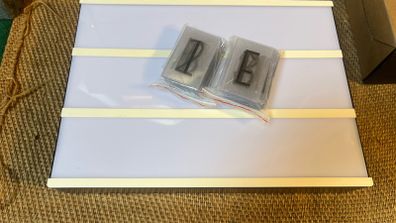 new, novelty Message lightbox