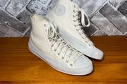 Converse All Star Chuck Taylor Sasha Cream/Off White Hi Top Trainers UK6.5 EUR40.5