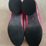 Gioseppo pink metallic leather boots size 4 Image 5