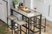 New Vintage Bar Table Set with 2 Stools - FREE P&amp;P