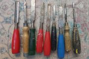 Hand Chisels (used) x 9 - For Sale