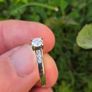 18ct White Gold Diamond Engagement Ring Image 8