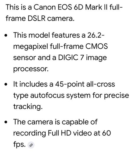 Canon EOS6D Mk2.  EF100-400 lens.