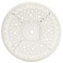 5 Piece Bistro Set Cast Aluminium White Image 10