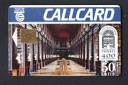 1992 Ireland 50 unit 400 Years of Trinity College's existence showing Trinity Library Marlborough Street address (Gemplus) Call Card Used. Telecom Eireann card number 1037