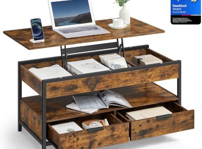 Lift-Top Coffee Table with Storage