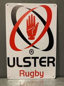 Ulster Rugby Tin Metal Sign