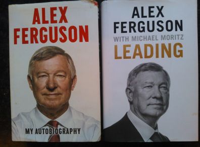 Alex Ferguson- Biography + Leading Hardback Books