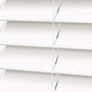 Ice white faux wood blind Image 2