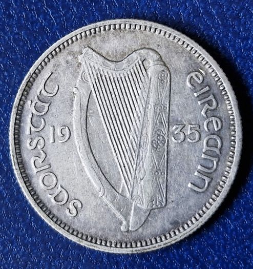 Ireland 1935 Silver Shilling coin
