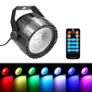 Disco 10W RGB COB LED Par Light Uplight Uplighting  Wireless Remote Control Stage Bright Smooth Lighting Lamp DJ DMX Lights for Party Stage  Bars Show Remote Control Image 3