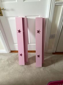 2 Pink Star Book Ledge bookshelf - Great Little trading co