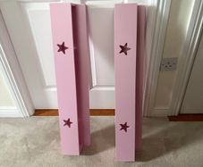 2 Pink Star Book Ledge bookshelf - Great Little trading co