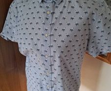 Ted Baker Mens Short Sleeved Shirt Size 4