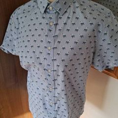 Ted Baker Mens Short Sleeved Shirt Size 4