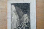 antique engraving of the Scalp, Enniskerry, county Wicklow