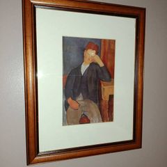 Framed Amedeo Modigliani Art Print Wood Frame