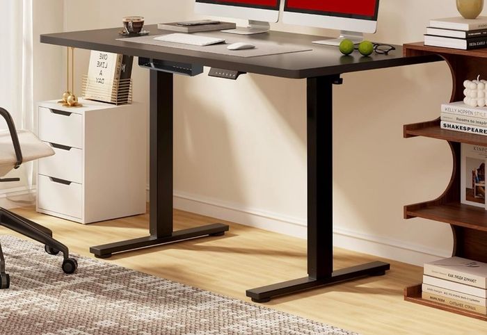 120 x 60cm Electric Standing Desk ONE PIECE DESKTOP Height Adjustable Desk Sit Stand