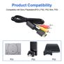 PS3 AV TV Video Cable RCA Lead for the PlayStation 3 2 1 PS1 PS2 PS3 Image 3