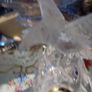 RCR Eagle cut glass Clock Image 2