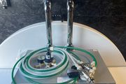 2 tap draught system with single taps