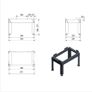 Adjustable Steel Base for Inserts Stove Image 2