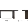 Scandinavian Oak Dining table, Ex Display Like New Image 8